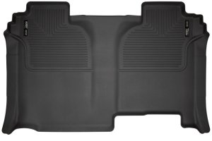GMC Sierra 3500 HD Floor Mats - Rear - Husky Liners - X-act Contour - Black - `20-`23